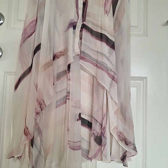 Haute Hippie‎  Long Sleeve silk  Dress tunic  size XS - Picture 4 of 9